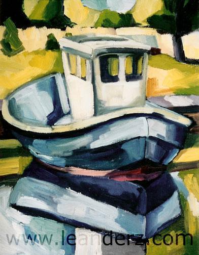 painting fiskelaget_XVI