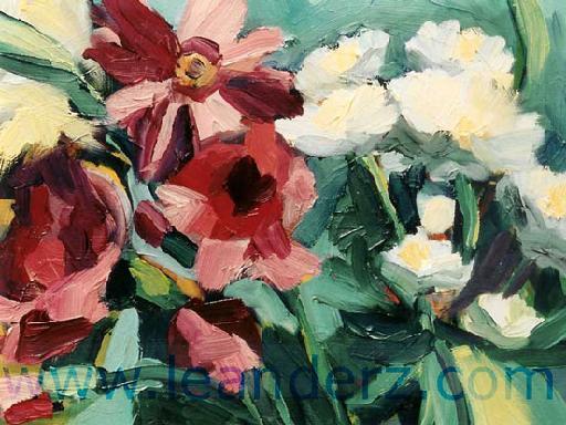 painting blombukett