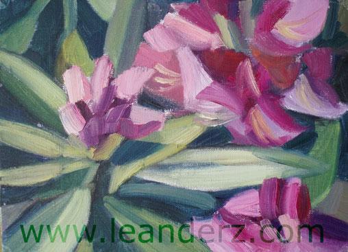 painting rhododendron_V