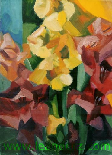 painting svardblommor