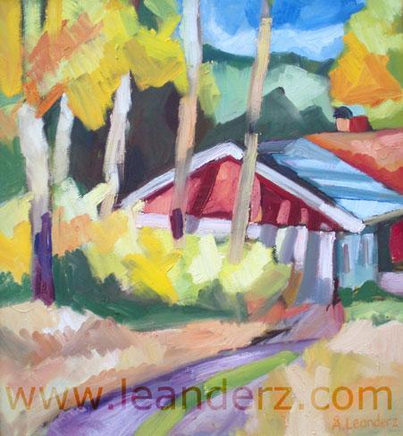 painting hostljus