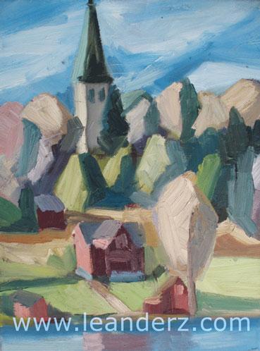 painting kyrka_storakil_II