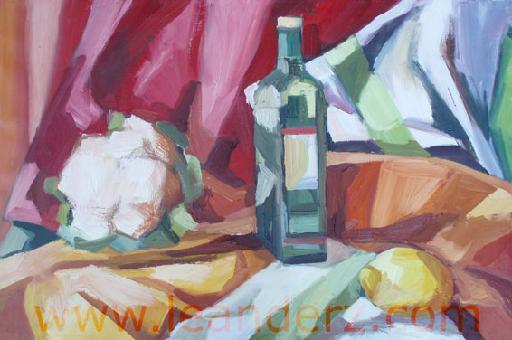 painting blomkal_II
